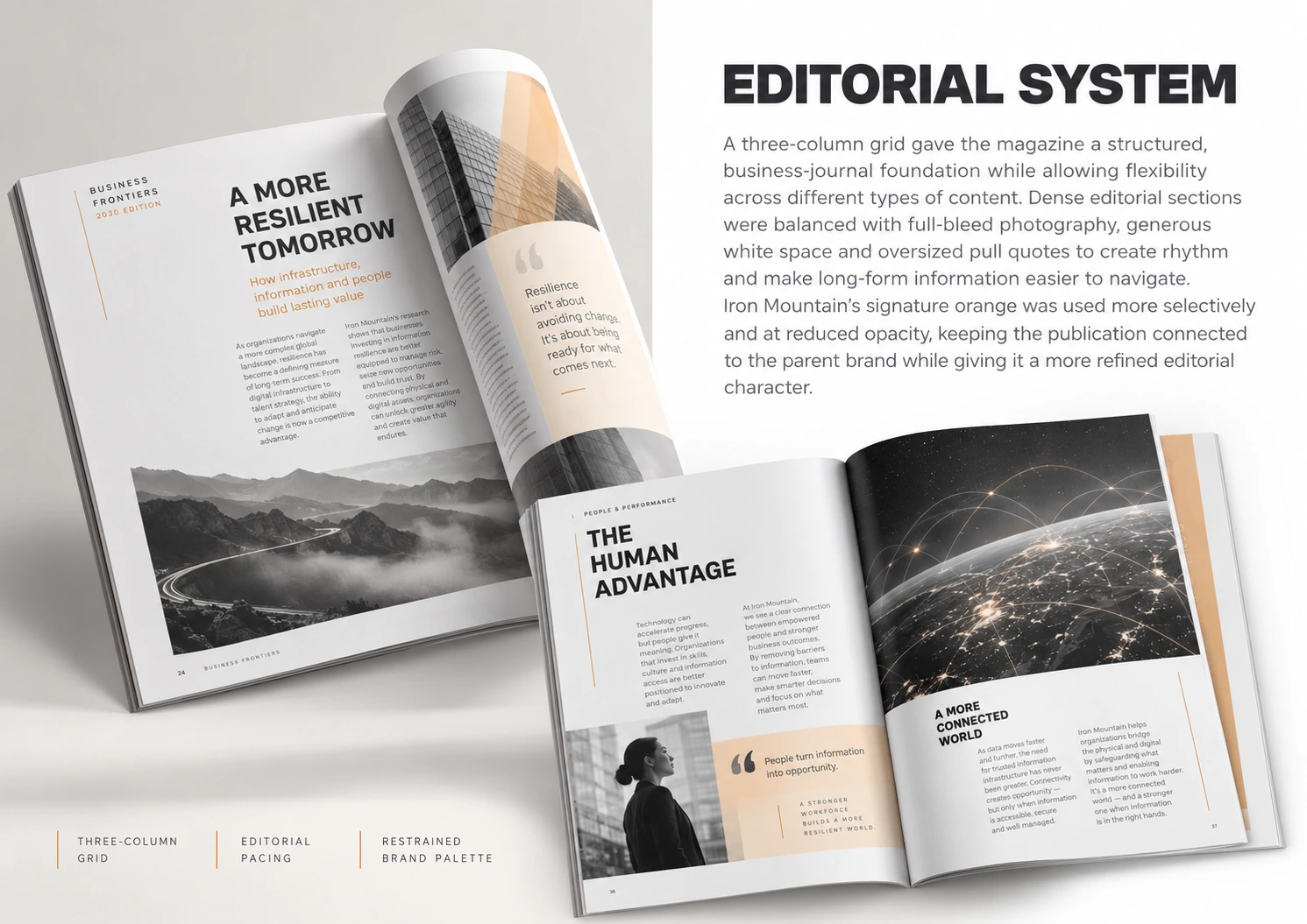 Business Frontiers editorial system